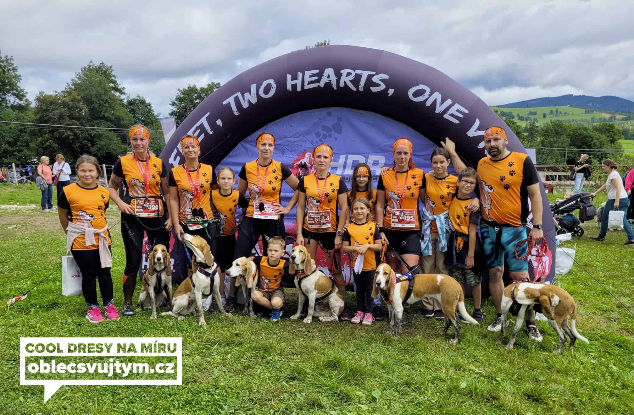 Sport so psom - dresy na mieru